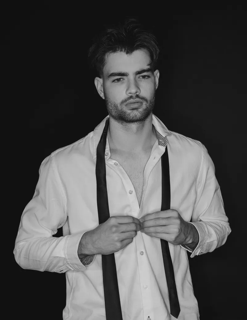 White shirt portrait