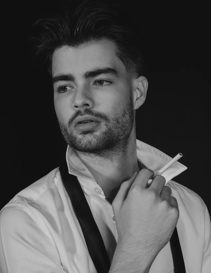 White shirt portrait